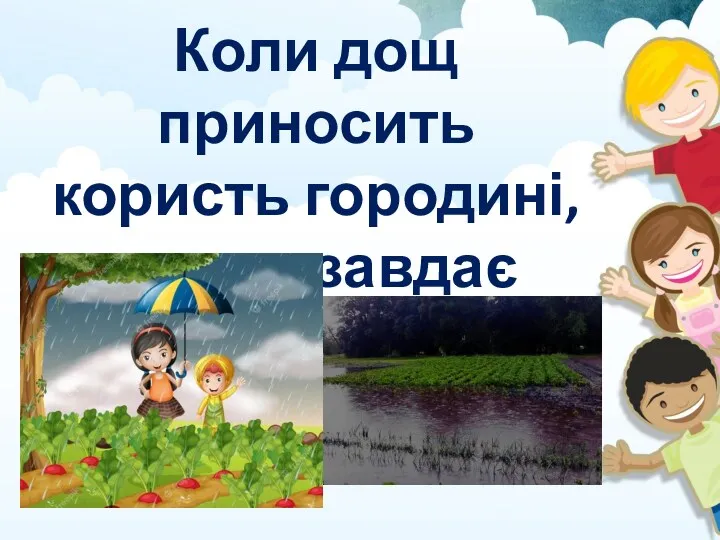 Коли дощ приносить користь городині, а коли завдає шкоди?