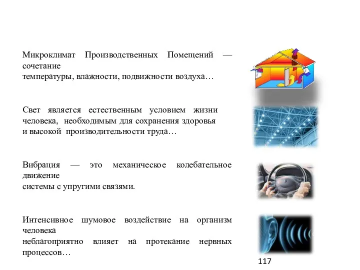 Микроклимат Производственных Помещений — сочетание температуры, влажности, подвижности воздуха… Свет