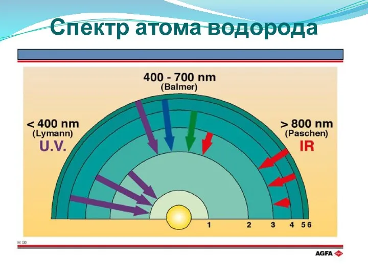 Спектр атома водорода