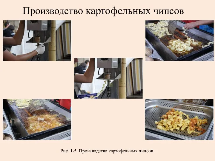 Рис. 1-5. Производство картофельных чипсов Производство картофельных чипсов