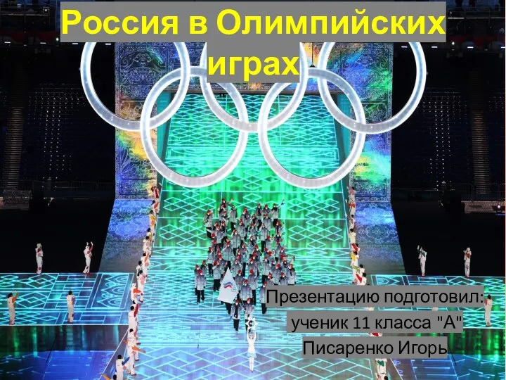 Россия в Олимпийских играх. Российская Империя на Олимпийских играх