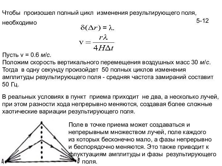 5-12 Чтобы произошел полный цикл изменения результирующего поля, необходимо =