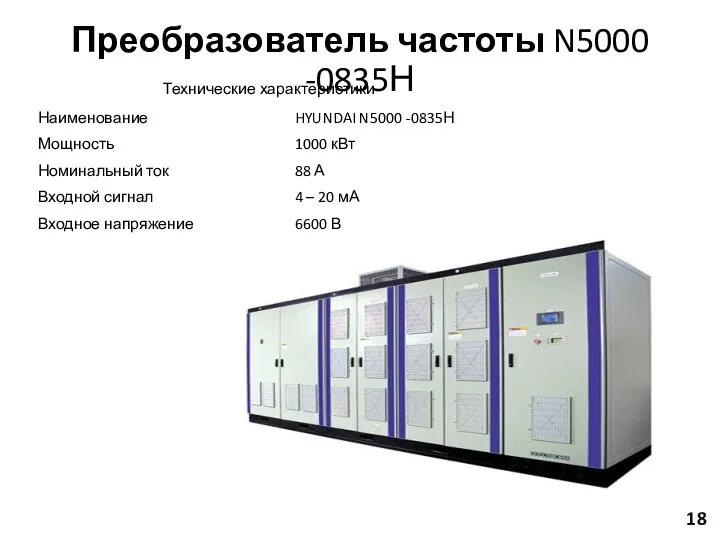 Преобразователь частоты N5000 -0835Н