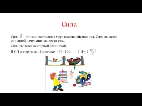 → → Сила