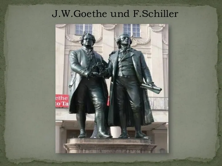 J.W.Goethe und F.Schiller