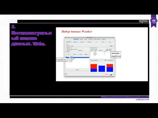 2. Интеллектуальный анализ данных. Weka.