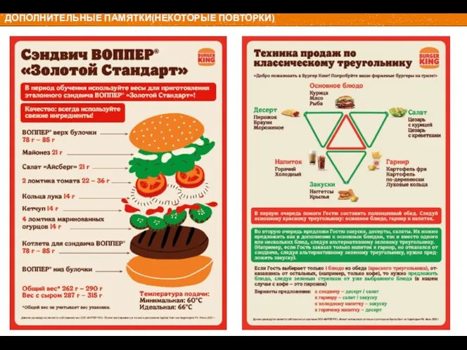 ДОПОЛНИТЕЛЬНЫЕ ПАМЯТКИ(НЕКОТОРЫЕ ПОВТОРКИ)