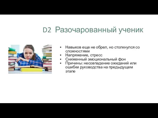 D2 Разочарованный ученик Навыков еще не обрел, но столкнулся со