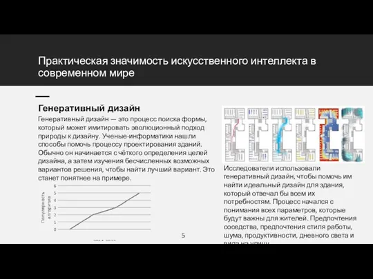 Практическая значимость искусственного интеллекта в современном мире Генеративный дизайн Генеративный