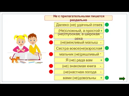 Далеко (не) удачный ответ (не)глубокая, а широкая река (Не)сложный, а