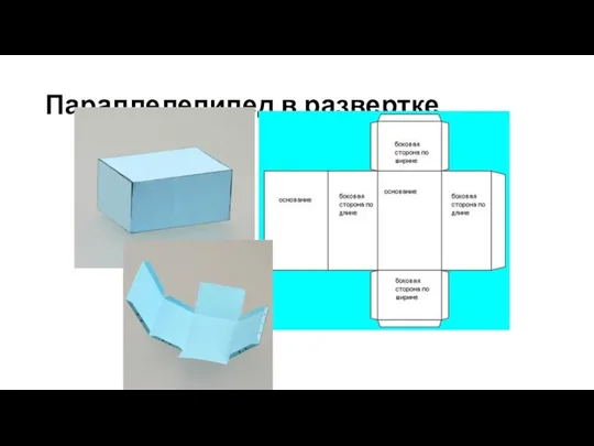 Параллелепипед в развертке