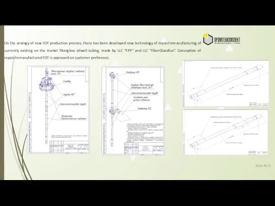 Slide № On the analogy of new FOT production process,