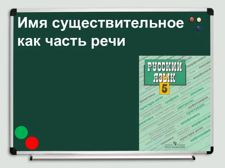 Имя существительное как часть речи