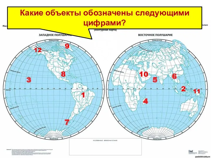 1 2 3 4 5 6 7 8 Какие объекты