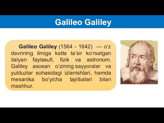 Galileo Galiley