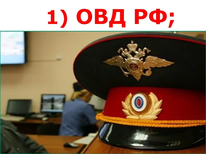 1) ОВД РФ;