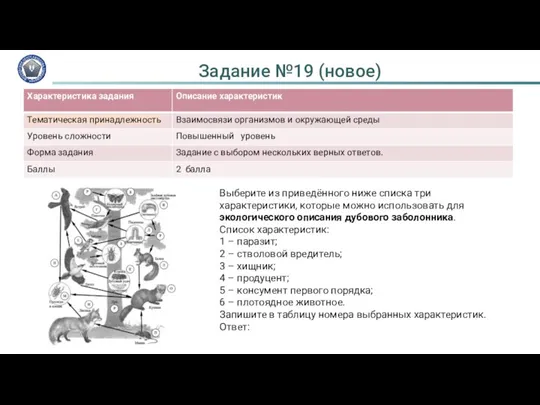 Выберите из приведённого ниже списка три характеристики, которые можно использовать