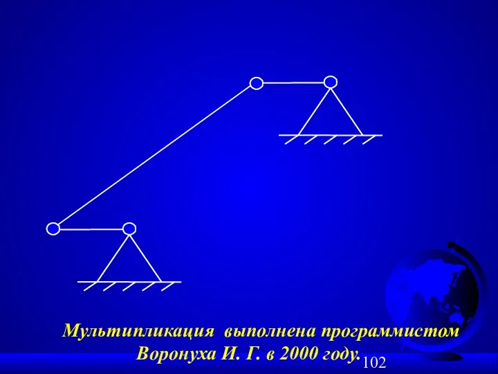 Мультипликация выполнена программистом Воронуха И. Г. в 2000 году.