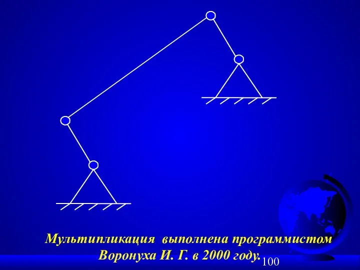 Мультипликация выполнена программистом Воронуха И. Г. в 2000 году.