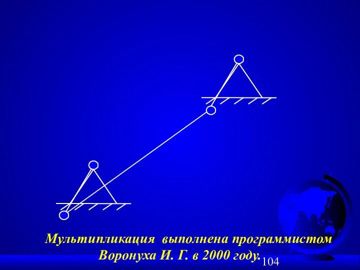 Мультипликация выполнена программистом Воронуха И. Г. в 2000 году.