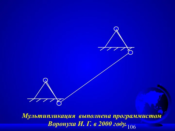 Мультипликация выполнена программистом Воронуха И. Г. в 2000 году.