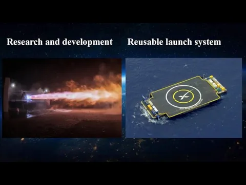 Research and development Reusable launch system