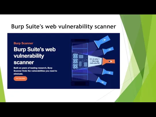 Burp Suite's web vulnerability scanner