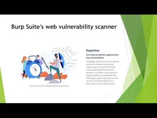 Burp Suite's web vulnerability scanner