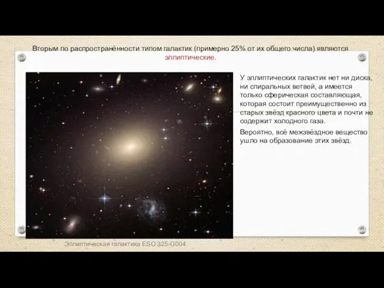 Веста Паллада Вторым по распространённости типом галактик (примерно 25% от их общего числа)