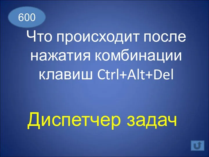 Что происходит после нажатия комбинации клавиш Ctrl+Alt+Del 600 Диспетчер задач