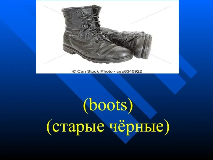 (boots) (старые чёрные)