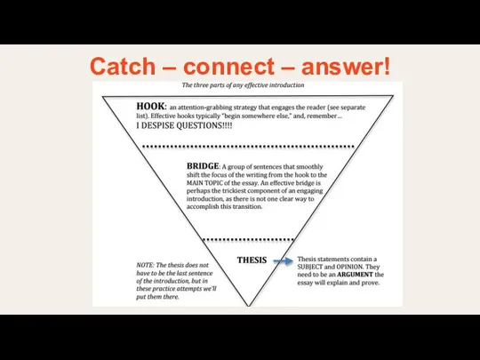 Catch – connect – answer!