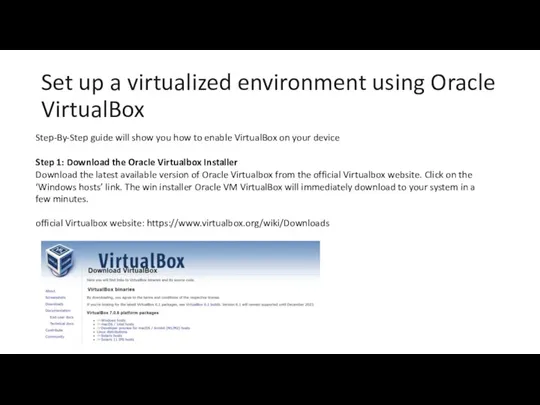 Set up a virtualized environment using Oracle VirtualBox Step-By-Step guide will show you
