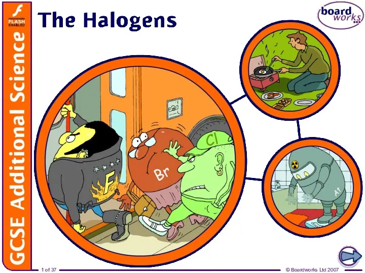 The halogens