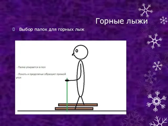 Горные лыжи Выбор палок для горных лыж