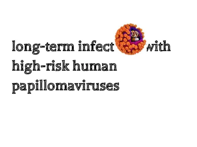 long-term infections with high-risk human papillomaviruses