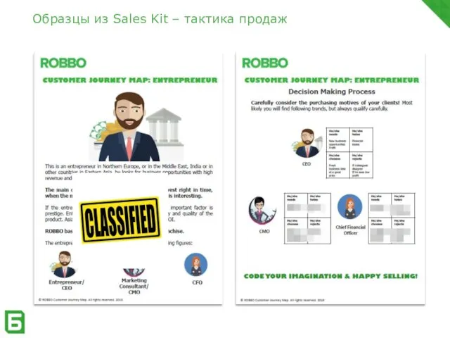 Образцы из Sales Kit – тактика продаж