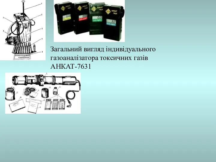 Загальний вигляд індивідуального газоаналізатора токсичних газів АНКАТ-7631