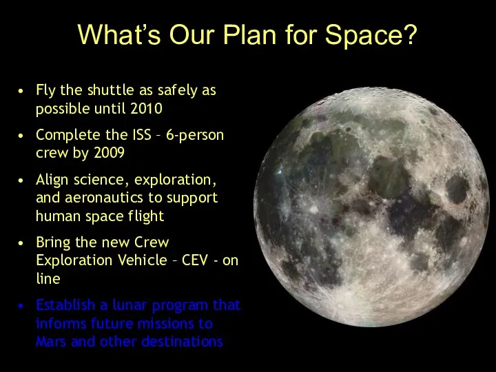 What’s Our Plan for Space? Fly the shuttle as safely