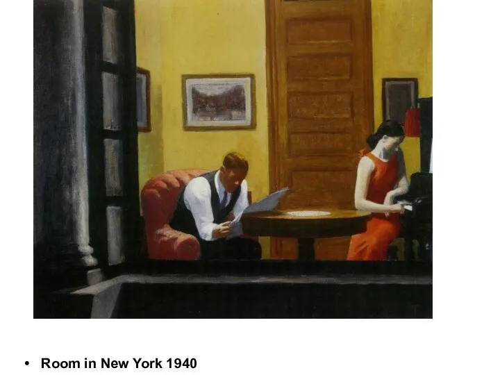 Room in New York 1940