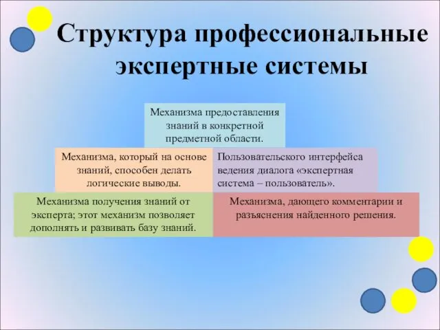 Структура профессиональные экспертные системы