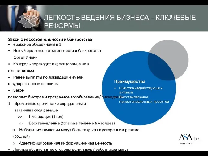 Закон о несостоятельности и банкротстве • 6 законов объединены в