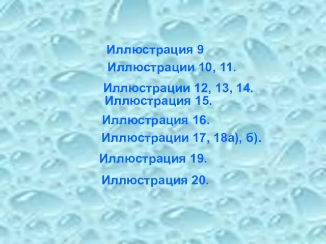 Иллюстрация 9 Иллюстрации 10, 11. Иллюстрации 12, 13, 14. Иллюстрация