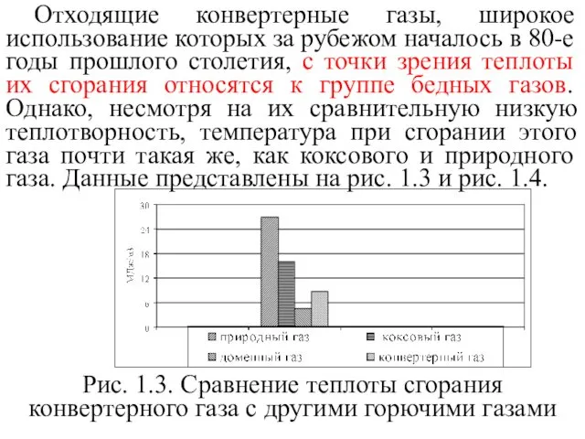 Отходящие конвертерные газы, широкое использование которых за рубежом началось в 80-е годы прошлого