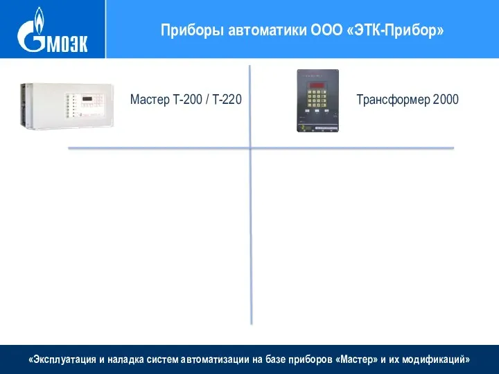 «Эксплуатация и наладка систем автоматизации на базе приборов «Мастер» и