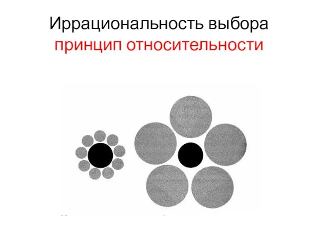 Иррациональность выбора принцип относительности