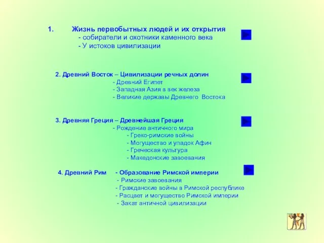 Жизнь первобытных людей и их открытия - собиратели и охотники