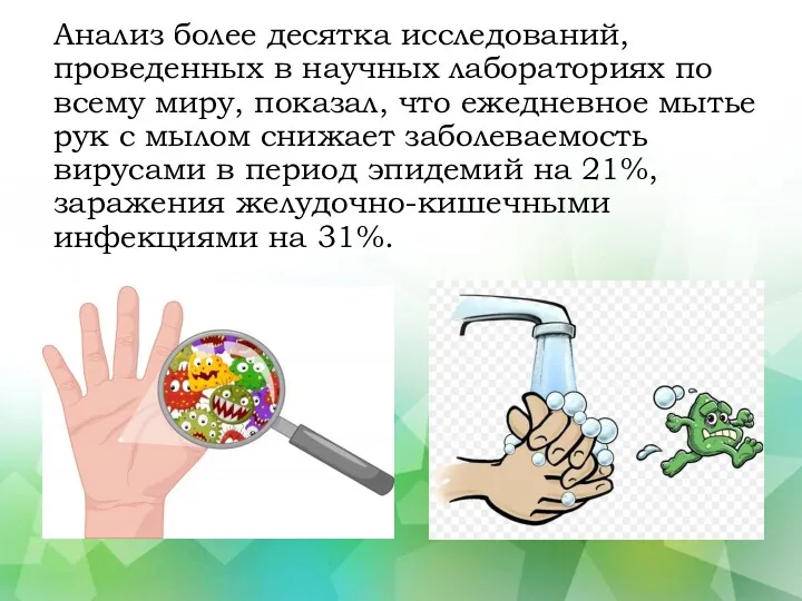 Анализ более десятка исследований, проведенных в научных лабораториях по всему