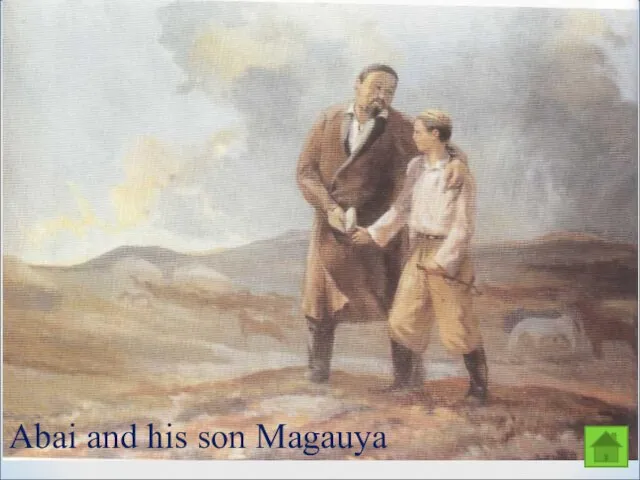 Abai and his son Magauya