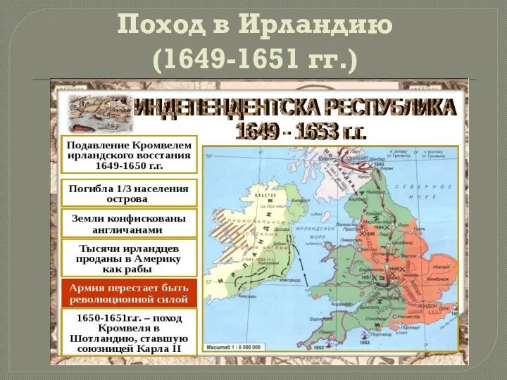 Поход в Ирландию (1649-1651 гг.)